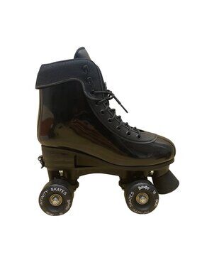 Infinity Skates Men’s Black Adjustable Size Quad Roller Skates US Size 3-6 M